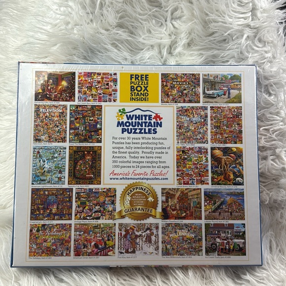 White Mountain 'Things I Ate As A Kid' 1000 Piece Puzzle - Picture 2 of 3